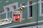 Einsatz in der Langen Stra&szlig;e (Foto: S. Dietzel)
