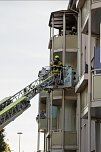 Brand auf einem Balkon (Foto: S. Tetzel) Brand auf einem Balkon (Foto: S. Tetzel)