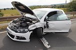 Zwei Verletzte bei Unfall (Foto: S. Dietzel)