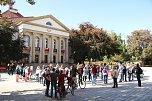 Fridays for Future Demonstration auf dem Theaterplatz (Foto: Angelo Glashagel)