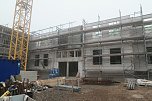 Baustelle Humboldt-Gymnasium: Blick auf den Eingangsbereich (Foto: nnz)