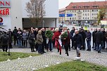Kranzniederlegung und Gedenken zur Reichspogromnacht vor 81 Jahren (Foto: Angelo Glashagel)