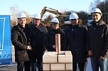 Grundsteinlegung f&uuml;r zwei neue Mehrfamilienh&auml;user in Nordhausen Nord (Foto: Angelo Glashagel)