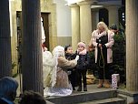 Am Theater-Adventskalender konnte man heute mit Stefanie Hertel einen weiteren Engel begr&uuml;&szlig;en (Foto: Theater Nordhausen/Loh-Orchester Sondershausen GmbH)
