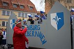 Rosenmontag auf dem Markt Sondershausen (Foto: Karl-Heinz Herrmann)