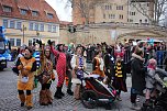 Rosenmontag auf dem Markt Sondershausen (Foto: Karl-Heinz Herrmann)