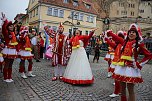 Rosenmontag auf dem Markt Sondershausen (Foto: Karl-Heinz Herrmann)