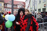 Rosenmontag auf dem Markt Sondershausen (Foto: Karl-Heinz Herrmann)
