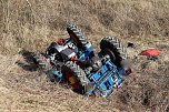 Traktorfahrer bei Unfall schwer verletzt (Foto: S. Dietzel)