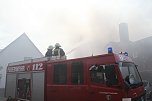 Dachstuhlbrand in W&uuml;lfingerode (Foto: S. Dietzel)