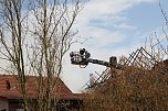 Dachstuhlbrand in W&uuml;lfingerode (Foto: S. Dietzel)