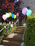 Schick dein Gebet zum Himmel � fr&ouml;hliche Luftballon-Aktion (Foto: R. Englert)