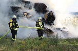 Ein Strohfeuer auf der Landstra&szlig;e (Foto: S.Dietzel)