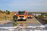 Autobrand auf Autobahn (Foto: S.Dietzel) Autobrand auf Autobahn (Foto: S.Dietzel)