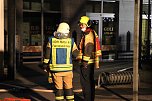 Feuerwehren im Einsatz an der Atrium-Passage (Foto: S. Dietzel)