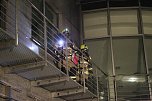 Feuerwehren im Einsatz an der Atrium-Passage (Foto: S. Dietzel)