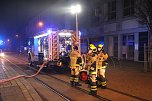 Feuerwehren im Einsatz an der Atrium-Passage (Foto: S. Dietzel)
