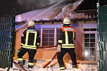 Dachstuhlbrand in Leimbach (Foto: S. Dietzel)