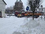 Schneer&auml;umen in Neustadt (Foto: Ch. Burkert)