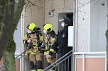 Gro&szlig;einsatz in der Bochumer Stra&szlig;e in Nordhausen (Foto: S. Dietzel)