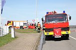 Brand eines Autohauses bei Nordhausen (Foto: S.Dietzel)