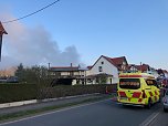 Gebäudebrand in Woffleben (Foto: S. Dietzel) Gebäudebrand in Woffleben (Foto: S. Dietzel)