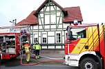 Gebäudebrand in Woffleben (Foto: S. Dietzel) Gebäudebrand in Woffleben (Foto: S. Dietzel)