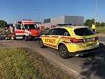 Unfall in Nordhausen (Foto: S.Dietzel)