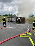 Feuerwehreinsatz auf der Mülldeponie Nentzelsrode (Foto: S. Dietzel) Feuerwehreinsatz auf der Mülldeponie Nentzelsrode (Foto: S. Dietzel)