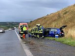 Unfall auf der A38 (Foto: Freiwillige Feuerwehr Landgemeinde Stadt Heringen/ Helme , SD) Unfall auf der A38 (Foto: Freiwillige Feuerwehr Landgemeinde Stadt Heringen/ Helme , SD)