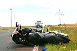 Unfall auf der B4 (Foto: S.Dietzel)