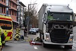 Schwerer Unfall in der Rautenstra&szlig;e (Foto: S. Dietzel)