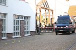 Polizei ist vor Ort zur Spurensicherung (Foto: S.Dietzel)