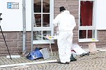Polizei ist vor Ort zur Spurensicherung (Foto: S.Dietzel)