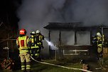 Gartenlaubenbrand in Nordhausen  (Foto: Lukas M&uuml;hlhause)