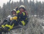 Die S&uuml;dharzer Kameraden beim Oberhofer Treppenlauf (Foto: Feuerwehr Neustadt-Osterode)
