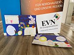 Bastelarbeiten Nordh&auml;user Kindergartenkinder (Foto: EVN)