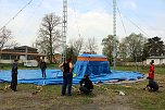 Aufbau des Zirkuszelts an der Rothleimmühle (Foto: Zappelini) Aufbau des Zirkuszelts an der Rothleimmühle (Foto: Zappelini)