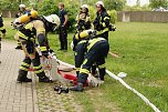 Auf dem Schachtbaugel&auml;nde fand heute eine Gro&szlig;&uuml;bung von Feuerwehr und Rettungskr&auml;ften statt (Foto: agl)