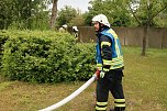 Auf dem Schachtbaugel&auml;nde fand heute eine Gro&szlig;&uuml;bung von Feuerwehr und Rettungskr&auml;ften statt (Foto: agl)