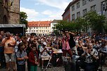 Das 52. Rolandsfest wurde nach zwei Jahren Pause heute auf dem Rathausplatz in Nordhausen er&ouml;ffnet (Foto: agl)