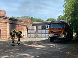 Brand an der Alten Weberei (Foto: privat) Brand an der Alten Weberei (Foto: privat)