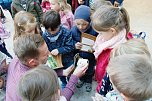 Ab in den Wald - f&uuml;r vier Kinderg&auml;rten gab es heute von der "Town & Country" Stiftung materielle Unterst&uuml;tzung (Foto: agl)
