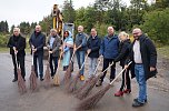 Baustart f&uuml;r den gr&ouml;&szlig;ten Hexenbesen Deutschlands (oder der Welt) (Foto: C. Wilhelm)