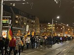 Montagsdemo im frostigen Nordhausen (Foto: oas)