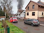 Brand in Steigerthal (Foto: C. Wilhelm)