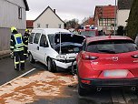 Crash bei Günzerode (Foto: Feuerwehr Großwechsungen/Silvio Dietzel) Crash bei Günzerode (Foto: Feuerwehr Großwechsungen/Silvio Dietzel)
