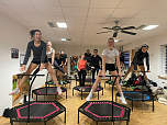 Volleyballerin beim Fitnesstraining  (Foto: A.Kretzschmar)