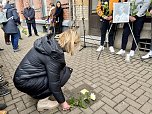 Neuer Stolperstein in der Landgrabenstra&szlig;e (Foto: Stadt Nordhausen)