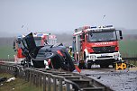 Schwerer Unfall vor den Toren Bad Langensalzas (Foto: S.Dietzel) Schwerer Unfall vor den Toren Bad Langensalzas (Foto: S.Dietzel)